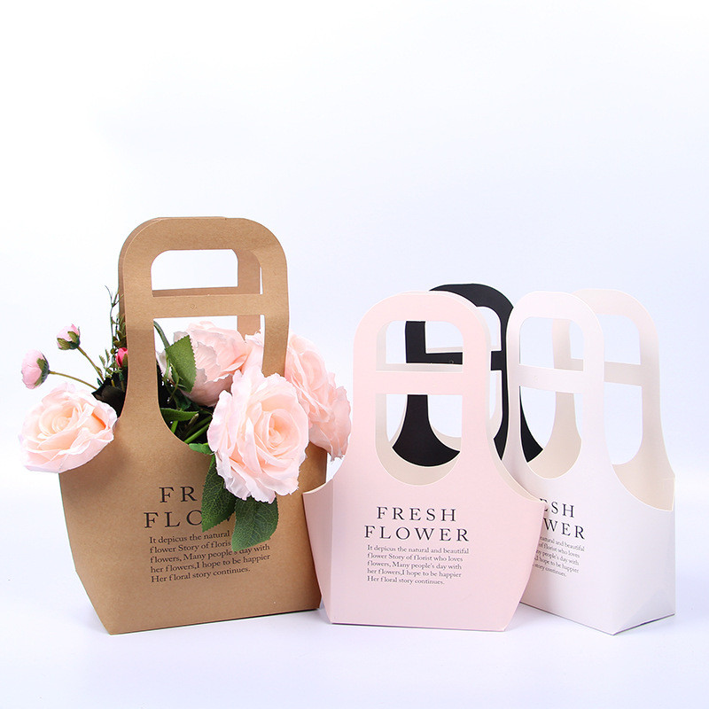 Сумка для квітів крафт Fresh Flower 22х10х40 см