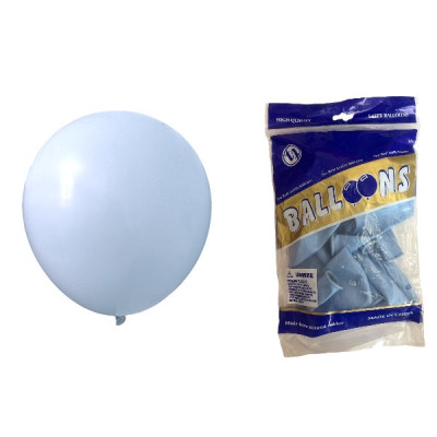 Воздушные шары макарун Baby Blue 18" TT(TONGTAI), 10 штук