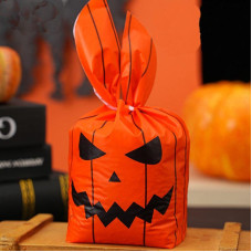 Пакети подарункові "Гарбуз Halloween" 14х23 см, 50 шт./пач.