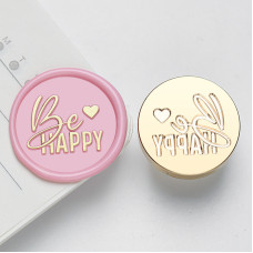 Сургучна печатка Be Happy 2,5 см