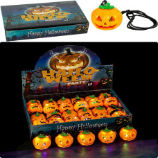 Гарбуз "Halloween" зі шнурком, 4х4,5см