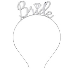 Обруч "Bride" серебро