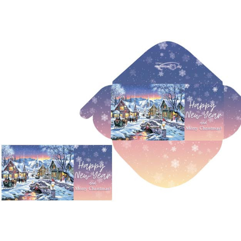 Конверты для денег  "Happy New Year", 10 шт/уп