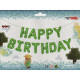 Фольговані літери Майнкрафт HAPPY BIRTHDAY, 40 см