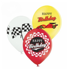 Повітряні кулі Happy Birthday формула-1, 25 шт./пач. ТМ Sharoff