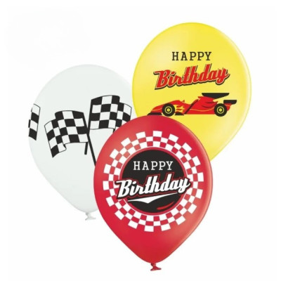 Повітряні кулі Happy Birthday формула-1, 25 шт./пач. ТМ Sharoff
