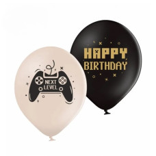 Повітряні кулі "Happy Birthday джойстик", 25 шт./уп ТМ Sharoff