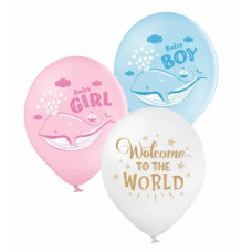 Повітряні кулі "Welcome to the world", 25 шт./пач. ТМ Sharoff