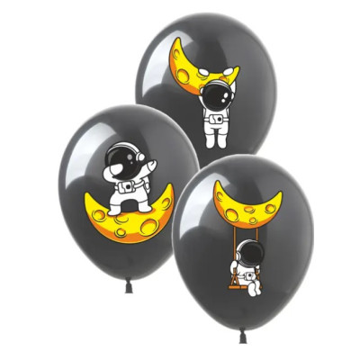 Воздушные шарики Космонавт 12" (100 шт) ТМ Show