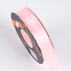 Стрічка атласна рожева Just for You 2,5 см х 40 ярдів