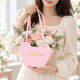 Сумочка для квітів рожева Flower World 13х15х9 см