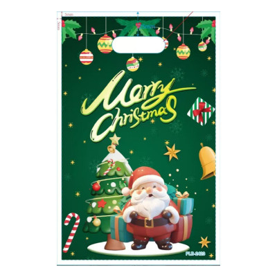 Пакети подарункові новорічні Merry Christmas, 10 штук