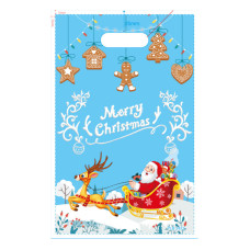 Пакети подарункові новорічні Merry Christmas, 10 штук