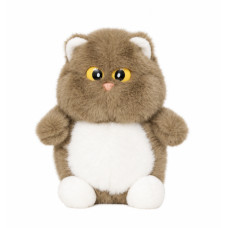 Мягкая игрушка кот Коржик светло-коричневый, 25 см