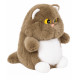 Мягкая игрушка кот Коржик светло-коричневый, 25 см