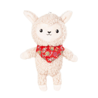Мягкая игрушка овечка мини бежевая, 16 см