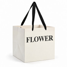 Пакет переноска для цветов FLOWER 30х30х30 см
