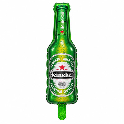 Фольгированный мини шар пиво Heineken 49х16 см (Китай)